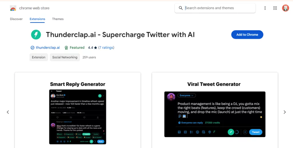 ThunderClapAI: Your AI Assistant for Conquering Twitter